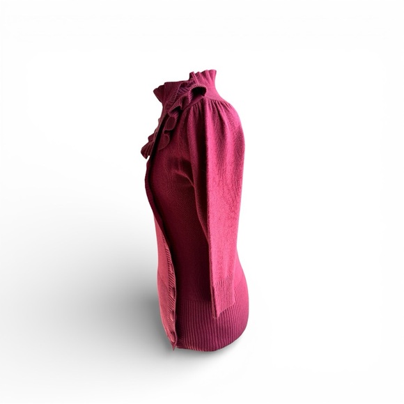 Vintage Y2K dELiA*s Ruffled Turtleneck Sweater - Picture 6 of 7